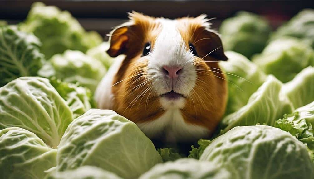 feeding guinea pigs cabbage