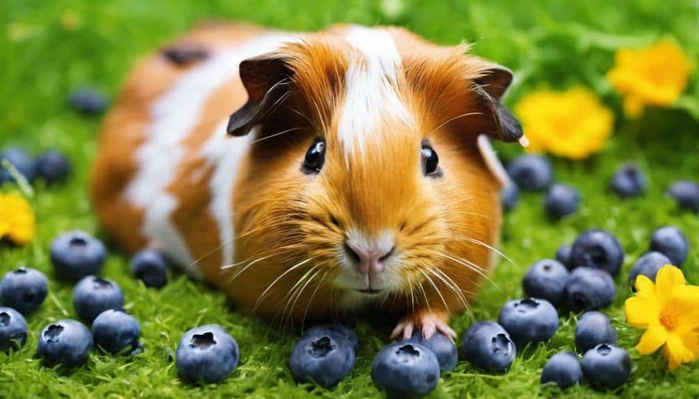 guinea pigs and blueberries