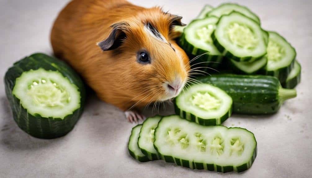 guinea pigs and cucumbers