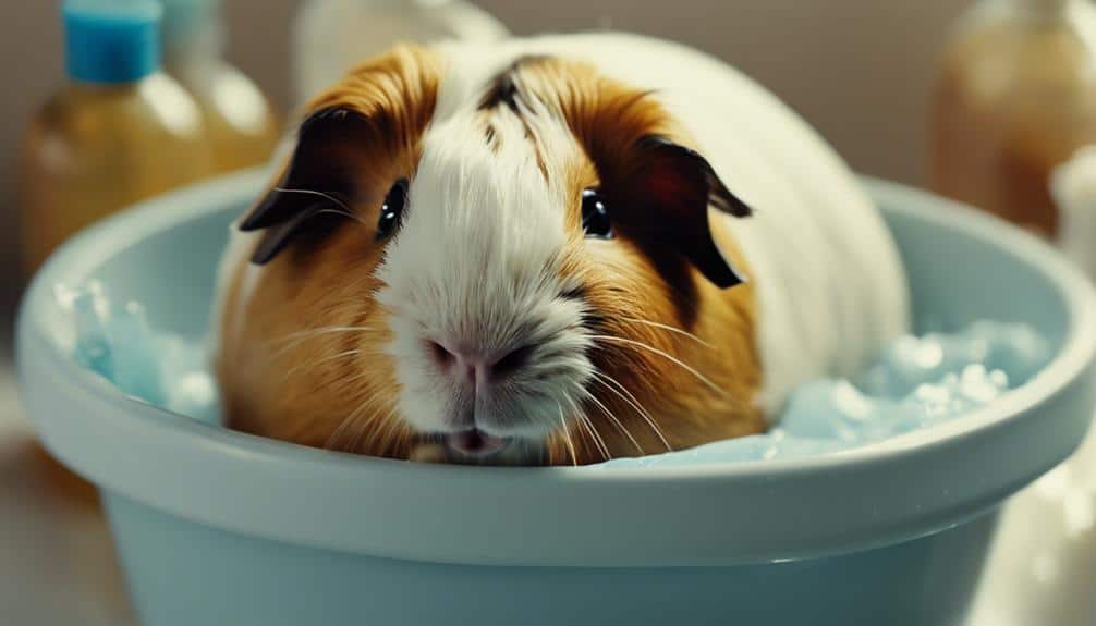 bathing guinea pigs safely
