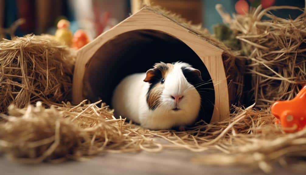 cozy guinea pig house