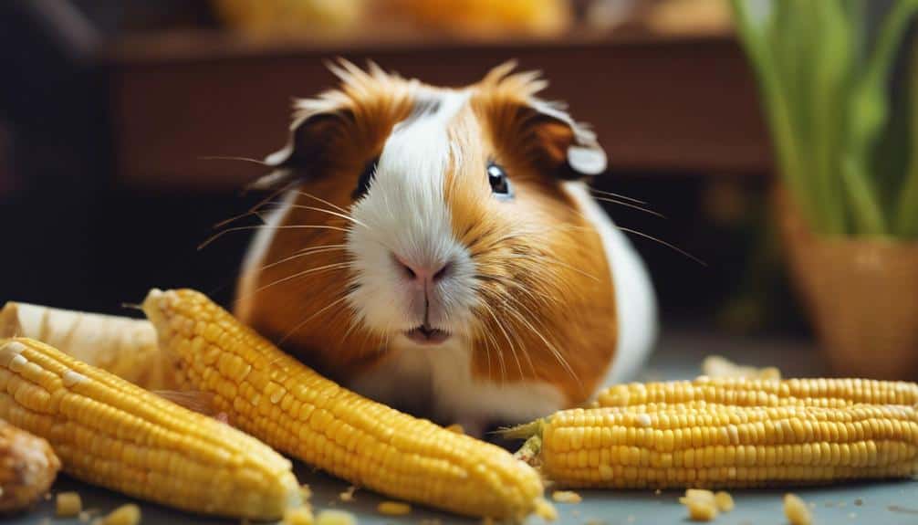 guinea pigs and corn