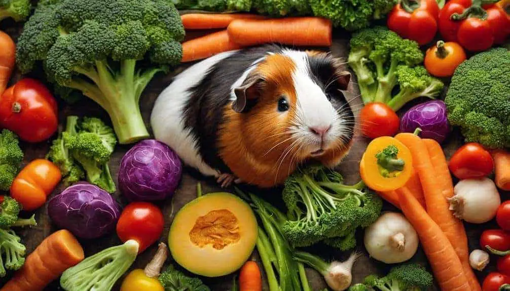 guinea pigs and broccoli