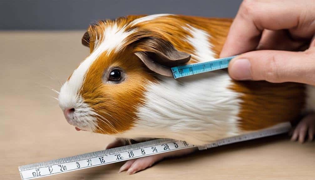 tracking guinea pig growth