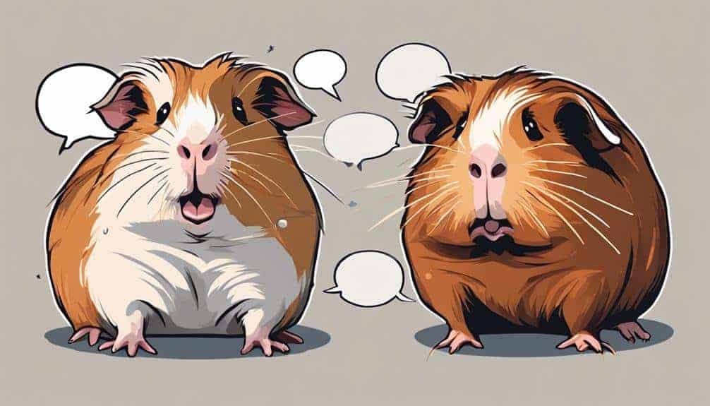 interpreting guinea pig behavior