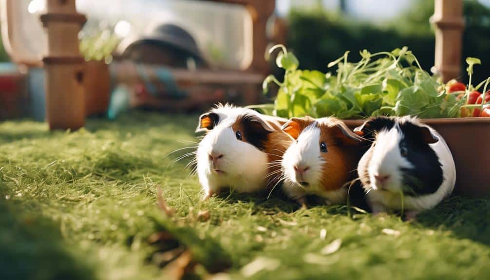 outdoor care for guinea pigs