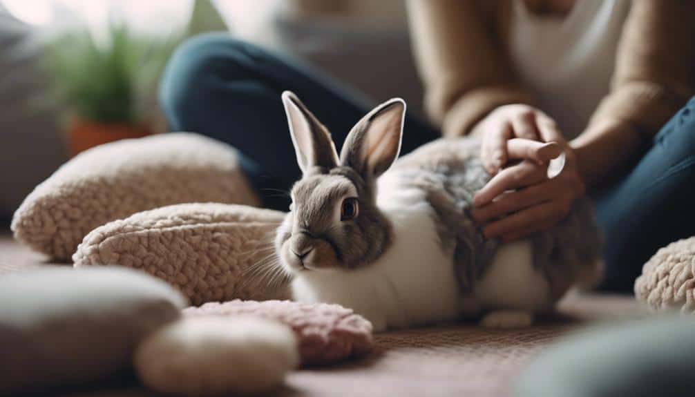 building trust with rabbits