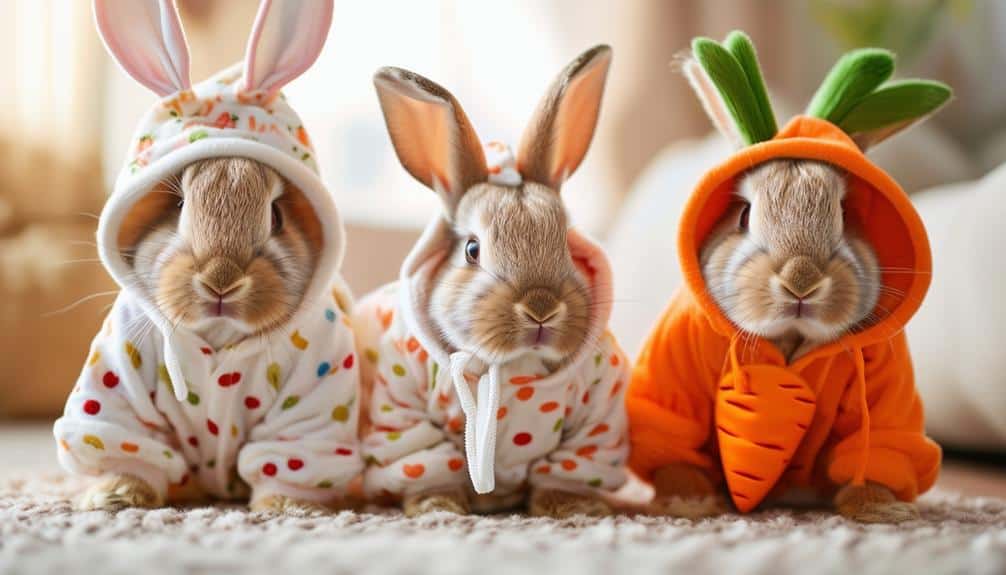 cute rabbit onesie exploration
