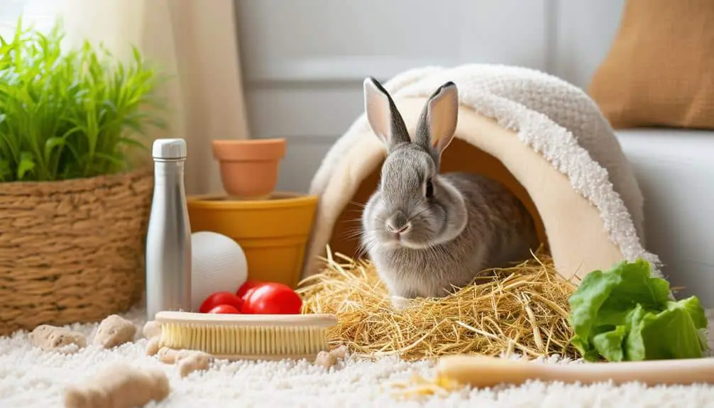 essential items for pet rabbit