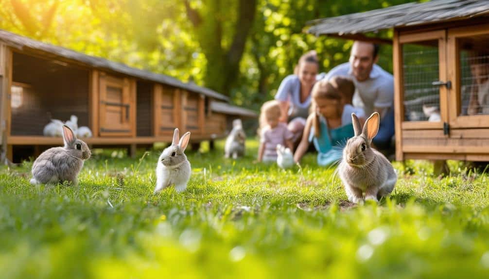 peaceful haven for rabbits