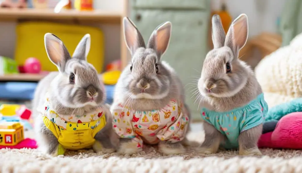 pet rabbit diaper options
