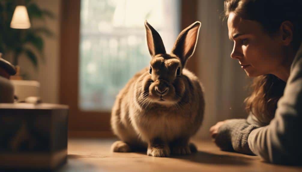 pet rabbit growling behavior