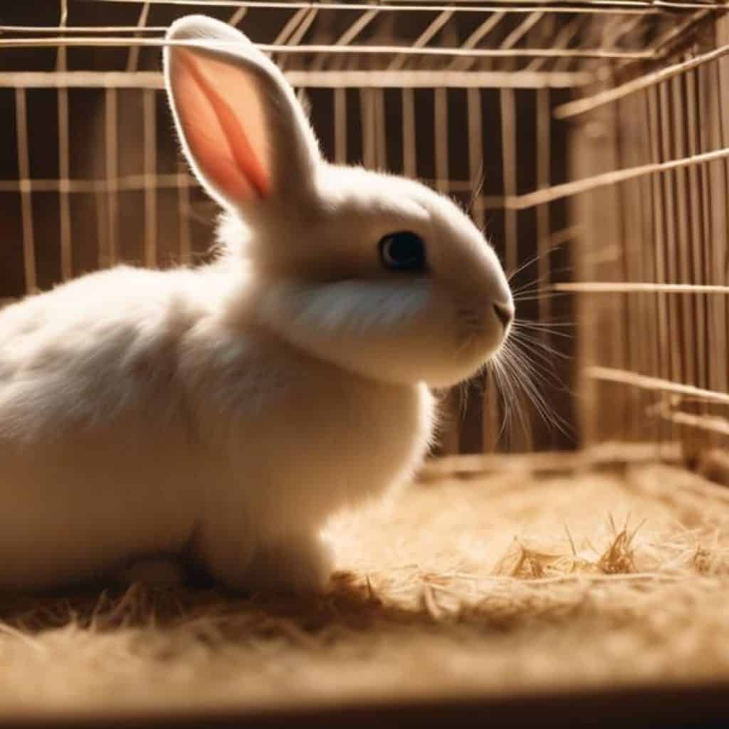 unusual behavior in rabbits